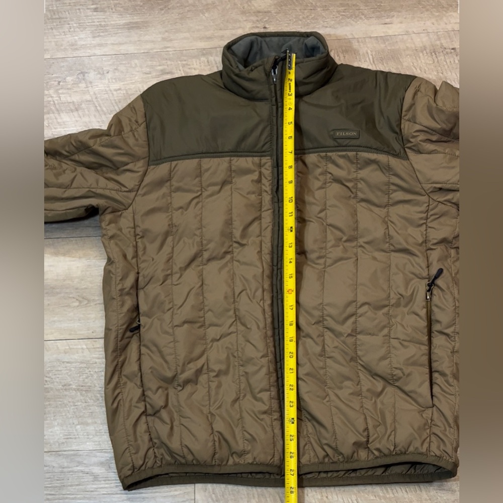Filson Men’s Ultralight Primaloft Insulated Front Zip Jacket Size Large - Picture 7 of 9